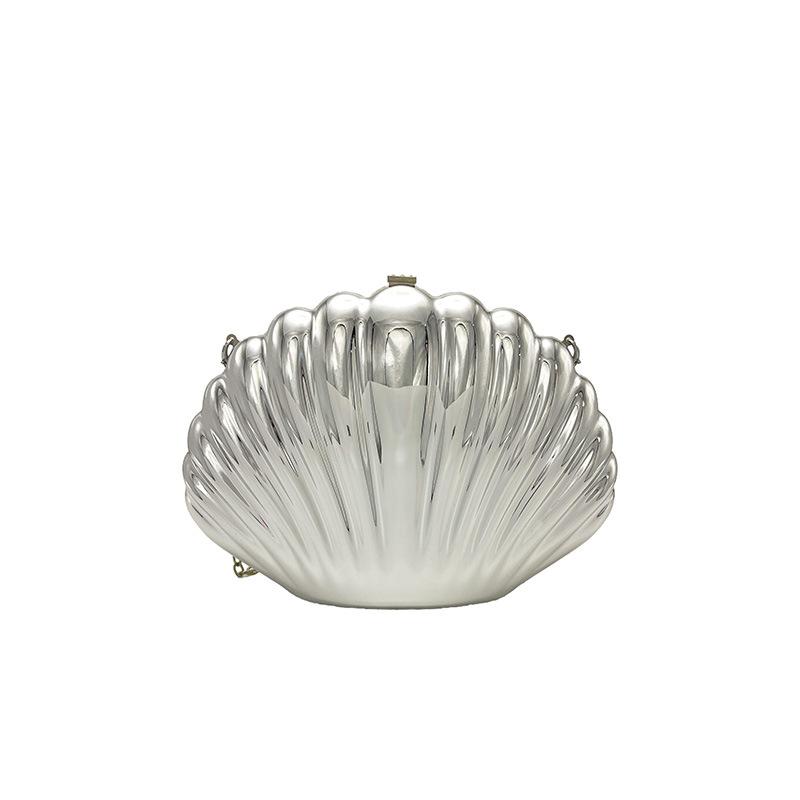 Acrylic shell bag 2025 new sweet girl fashion candy color foreign style versatile chain messenger dinner bag