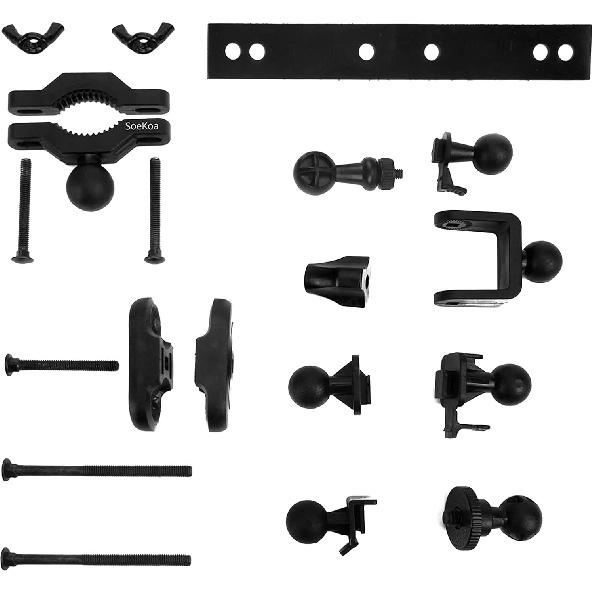 Dash Cam Mirror Mount , with 16 Different Joints, Compatible with APEMAN, UGSHDI, Old Shark, Vantrue, Rexing V1P, YI 2.7 , Z-Edge, Peztio, Falcon