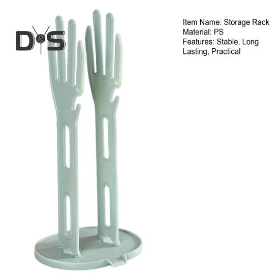 1/2ks držák na kuchyňské rukavice Sušák na rukavice se stabilní základnou Jednoduchá instalace Organizér na sušení utěrek na nádobí Stojan na věšák na dřez