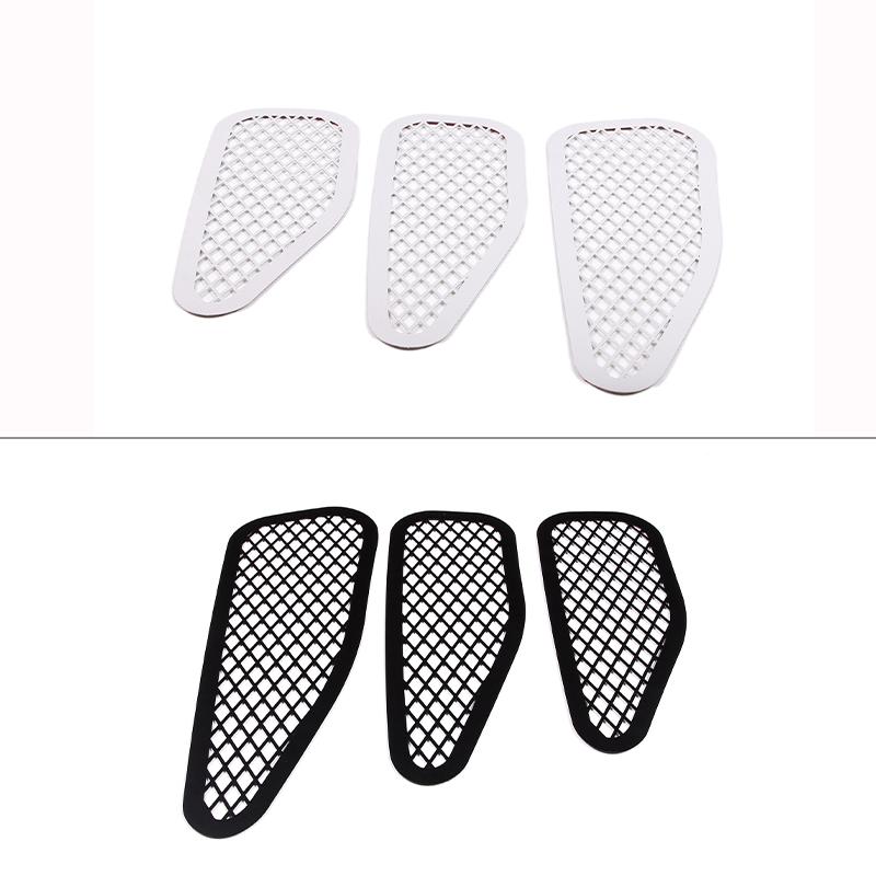 Stainless Steel Car Front Engine Hood Bonnet Vents Hood Air Outlet Trim Cover For Toyota FJ Cruiser 2007- Auto