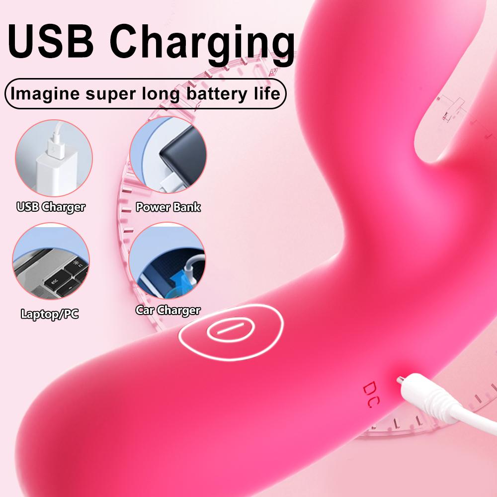 Beginner Clitoral Nipple Stimulation Dildo Vibrator Female 10 Vibrating Modes Vagin Orgam Sex Toys for Women Couples Pleasure