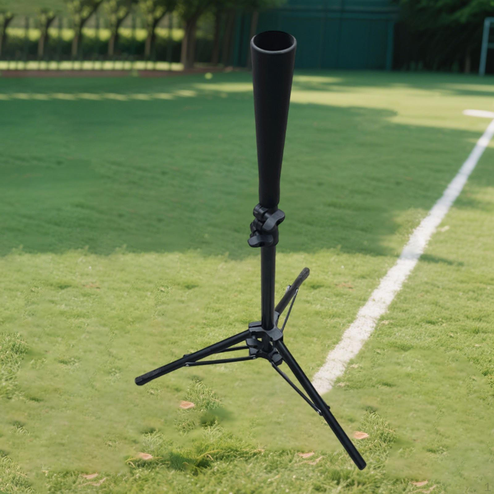 

Baseball Batting Tee Tripod Stand Professional Sturdy Women Men Training Equipment Practice