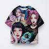 Kpop Demon Hunters Cartoon 3D Print T-Shirt Funny Gift for Fans Harajuku Cool Kids Summer Tops