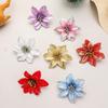 Year Decor Glitter Fake Flowers Christmas Flowers Christmas Tree Decorations Home Xmas Ornaments