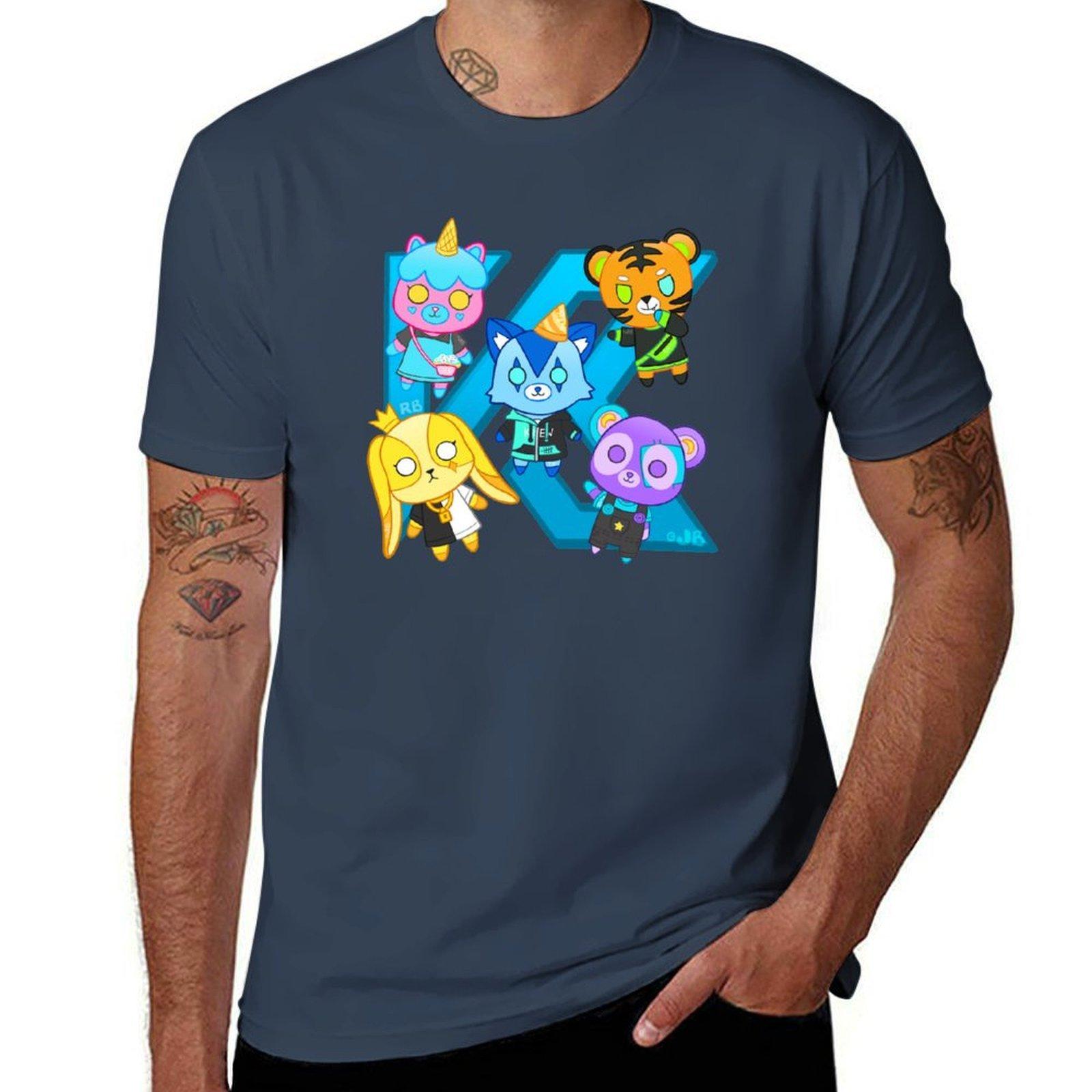 Plushies on a K TShirt Work Outdoor TShirt for Unisex S
