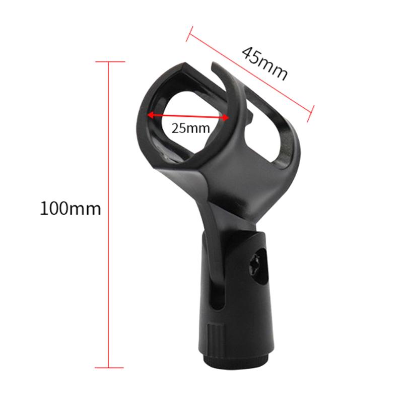 Plastic Flexible Clamp Clip Holder Mount Microphone Mic Stand Accessory