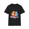 Love Birds Unisex T-Shirt, Cute Animal Tee, Valentine's Gift, Softstyle Shirt,