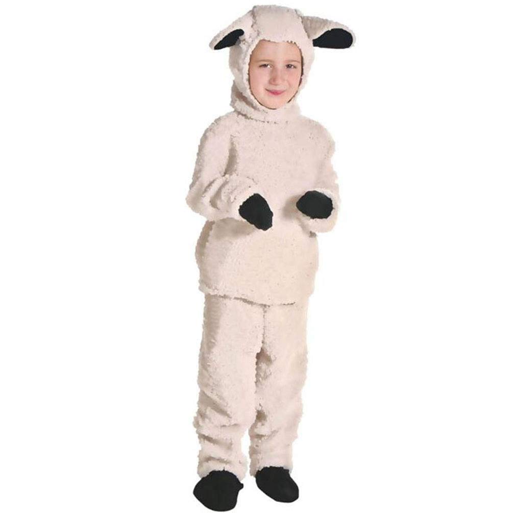 SKYGANG 5-Piece Kigurumi Set for Kids and Adults, Parent-Child Cosplay, Sheep Animal Costume, Camping Suit, Cute Halloween Costume (Children's Size L)