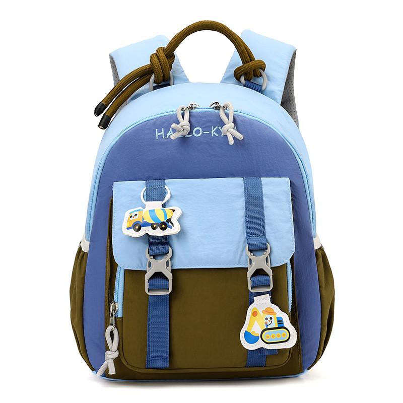 Childrens Nylon School Bag With Cute Design And Spacious Compartments For Toddlers