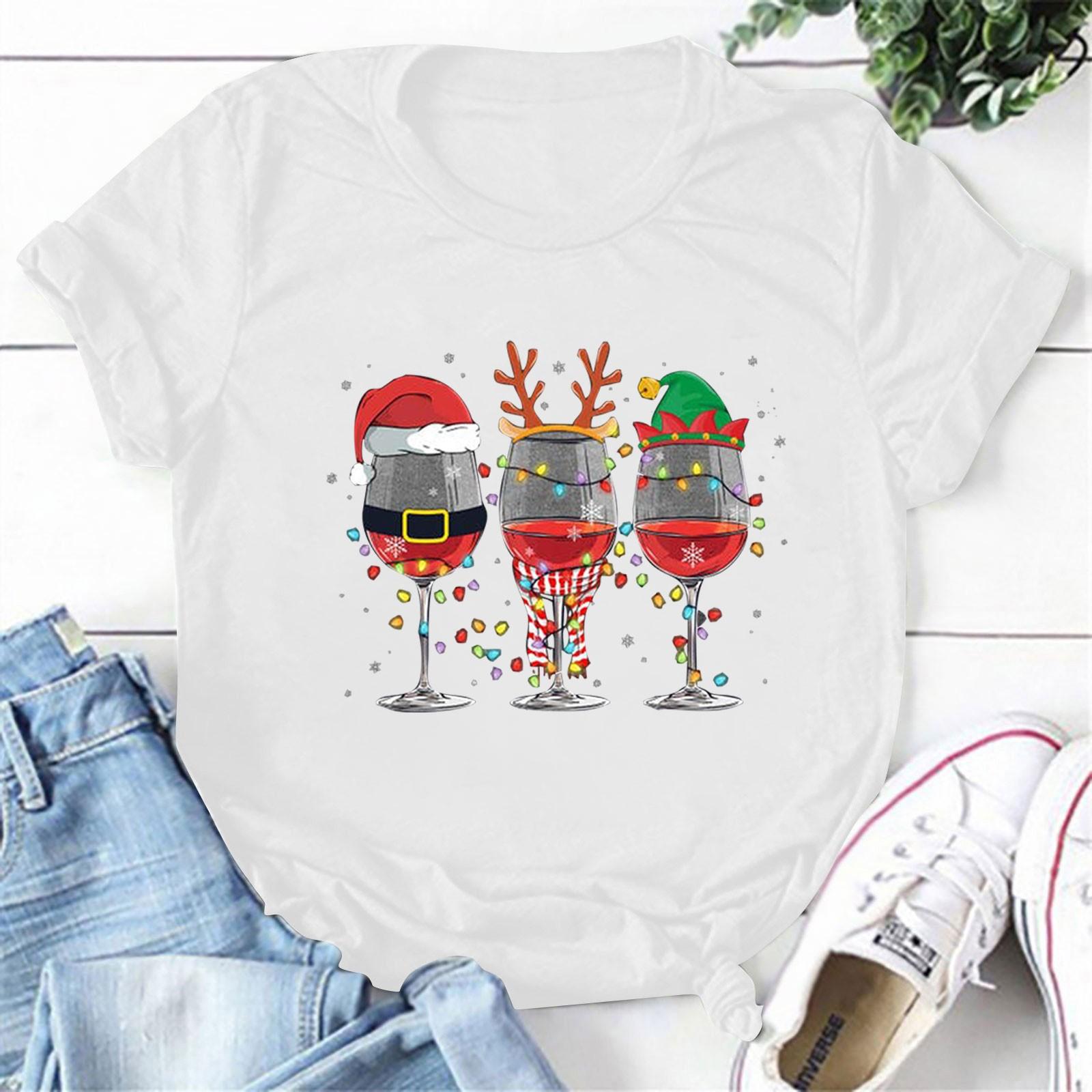 

Женская повседневная футболка с круглым вырезом и коротким рукавом, пуловер L белый