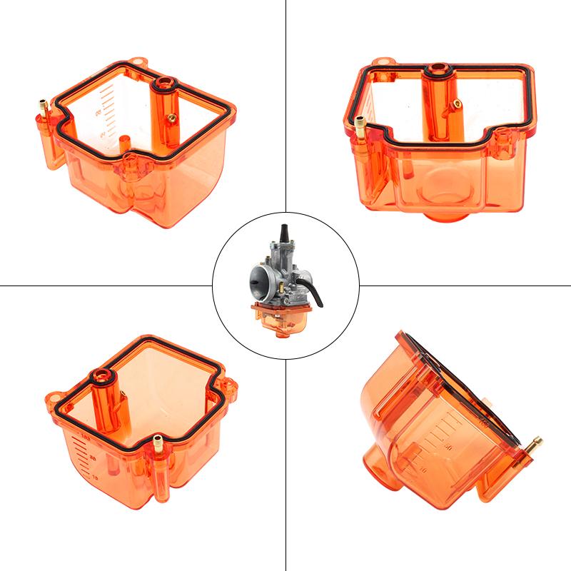 Motorcycle Transparent Carburetor Lower Cover Bowl For PWK 28 30 32 34mm  4T 50-300ccEnduro Motocross Dirt Pit Bike Tuning Parts