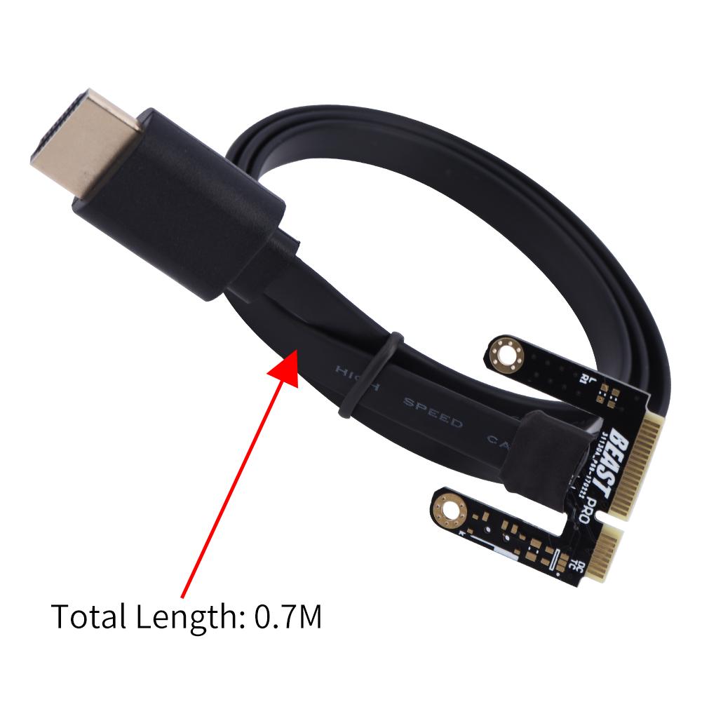 EXP GDC Beast HDMI To Mini PCI E Cable Cord