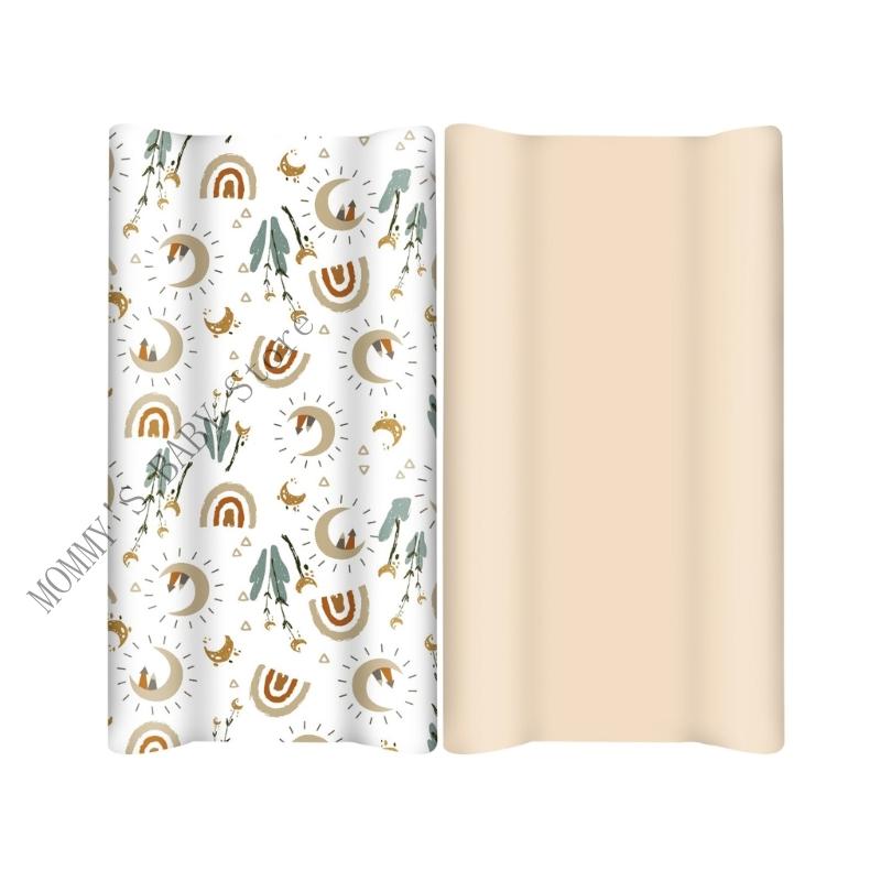 H3CD Set of 2pcs Elastic Bassinet Sheet for Newborns Baby Fitted Sheet Protectors