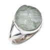 Natural Aquamarine Rough Gemstone 925 Sterling Silver Jewelry Ring Size 9.5 C1Z21