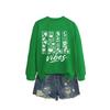 Womens Oversized Cotton Hoodie Sweatshirt Fall Print Graphic Loose Fit Long Sleeve Crew Neck