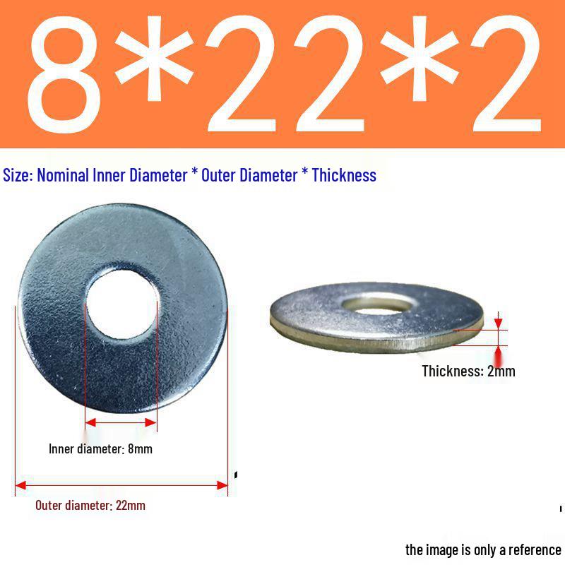 Galvanized Flat Metal Washer Spacer M3-M60