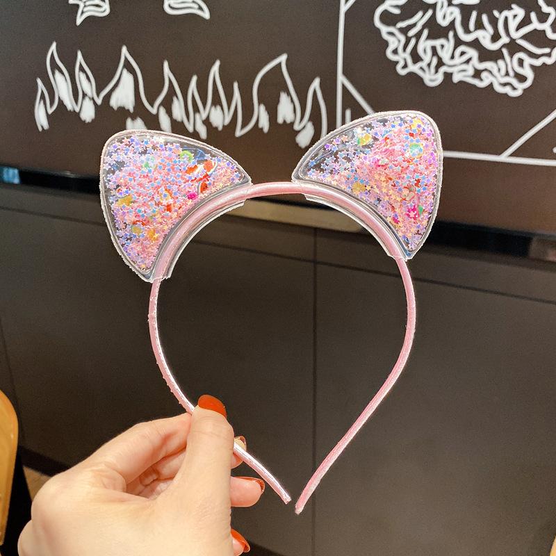 Cute Cat Ears Hair Band, Lushasha Crown for Hair, Children's Headband with Crown, Princess Hair Accessory