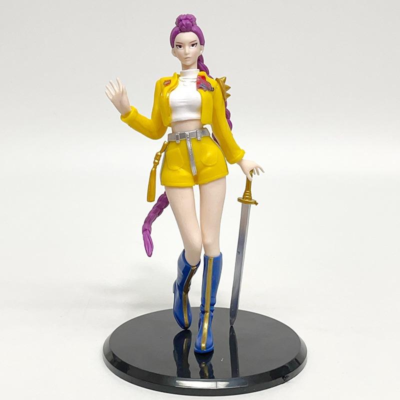Demon Hunter Girl Group Figurines Lumi Mira Zoe Beautiful Girl Action Figure Desktop Peripheral Decor My Hero Academia My Melody