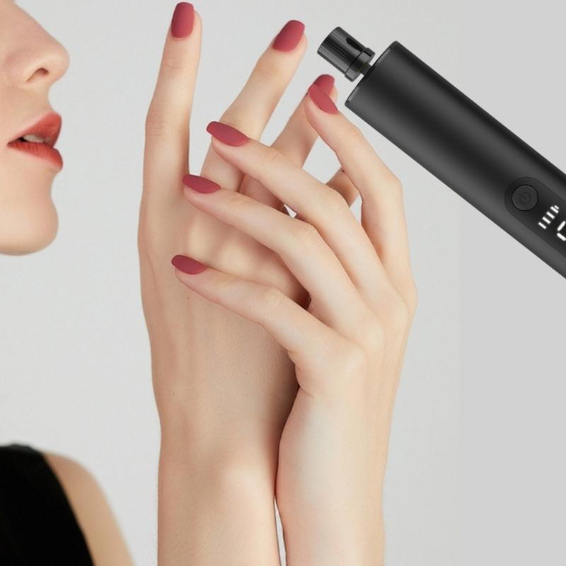 Rechargeable Foot File Including 10 Extra Heads And Type C Charging For Gentle Smooth Feet