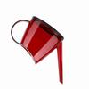 Fashionable Uncovered Garden Flower Sprayer Long Spout Candy Colored Watering Can 1.2L (Red)