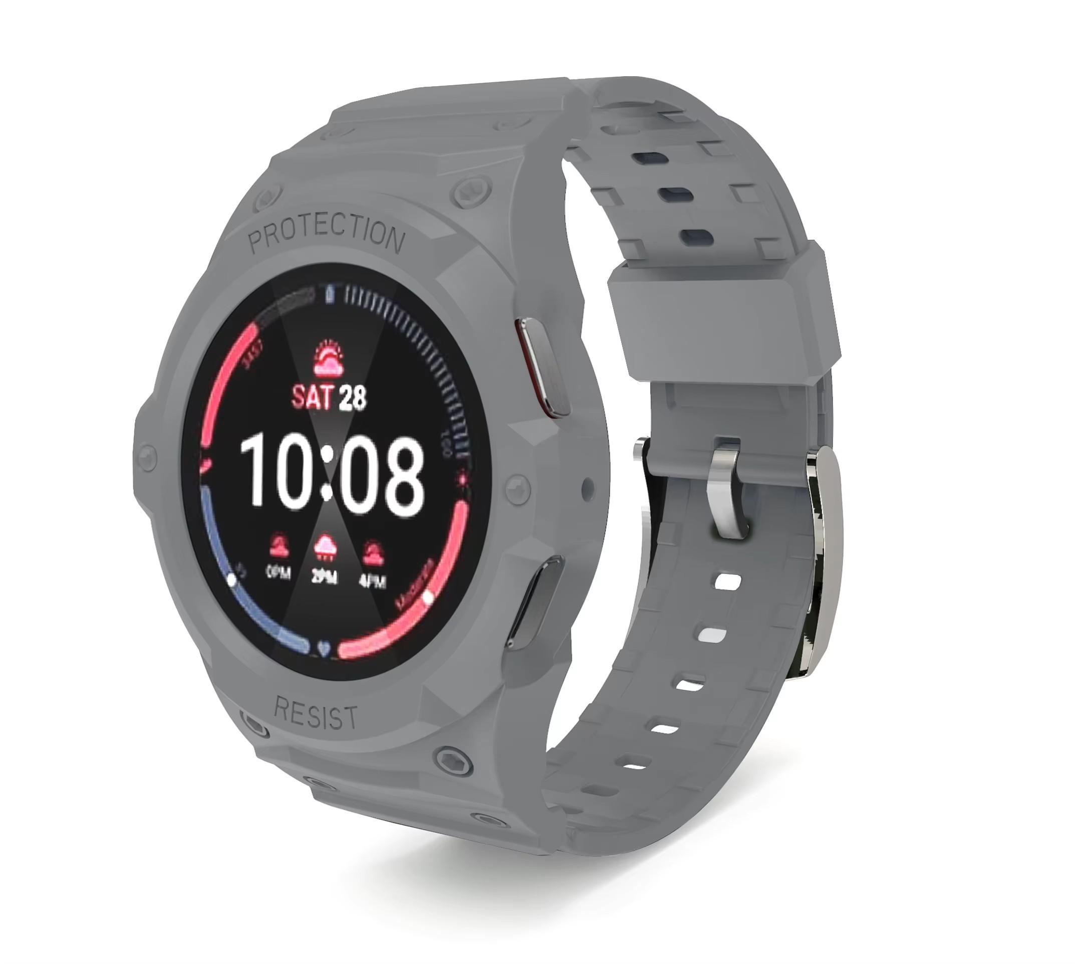 

TPU рамка чехол защитный ремешок для часов ремешок для Samsung Galaxy Watch 7/6/5/4/FE 40 мм 44 мм ремешок бампер чехол Watch 7654 FE 40mm серый