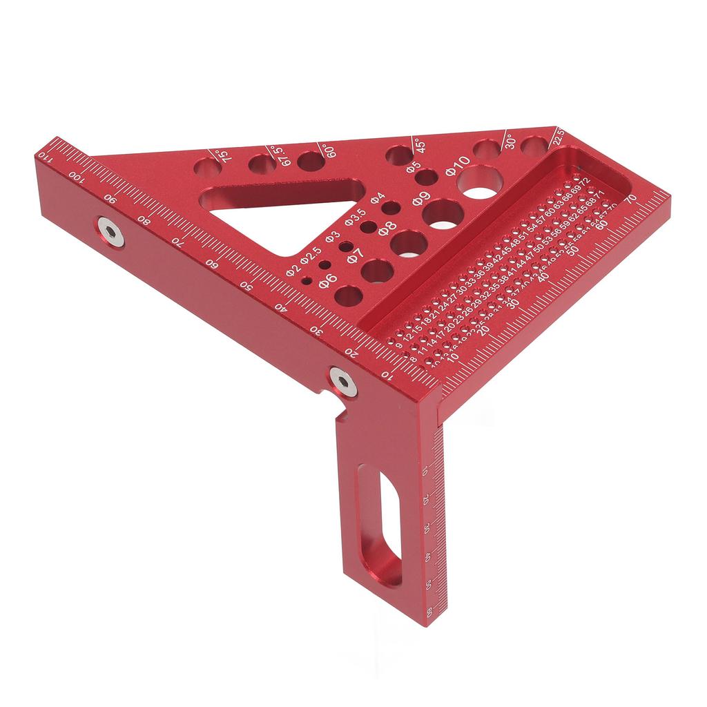 Woodworking   Protractor Aluminum Alloy Miter Triangular Ruler Multi Angle Layout Msuring Tool