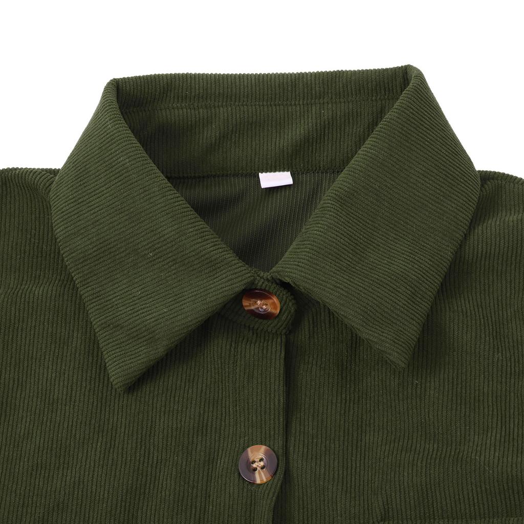 Girls' Button,Down Shirt , Long Sleeve Blouse