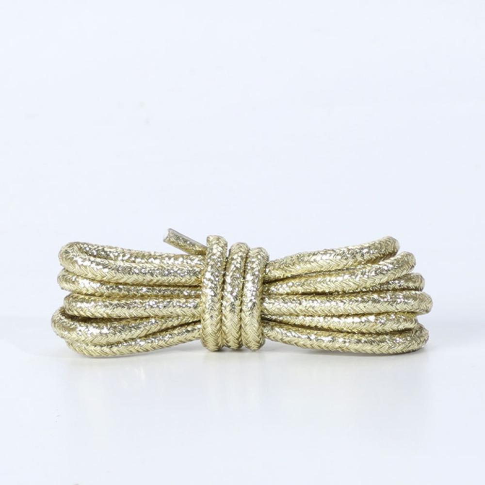 1Pair Creative Sneaker Laces Pearlescent Colorful Lurex Shoelaces  Shoe Accessories