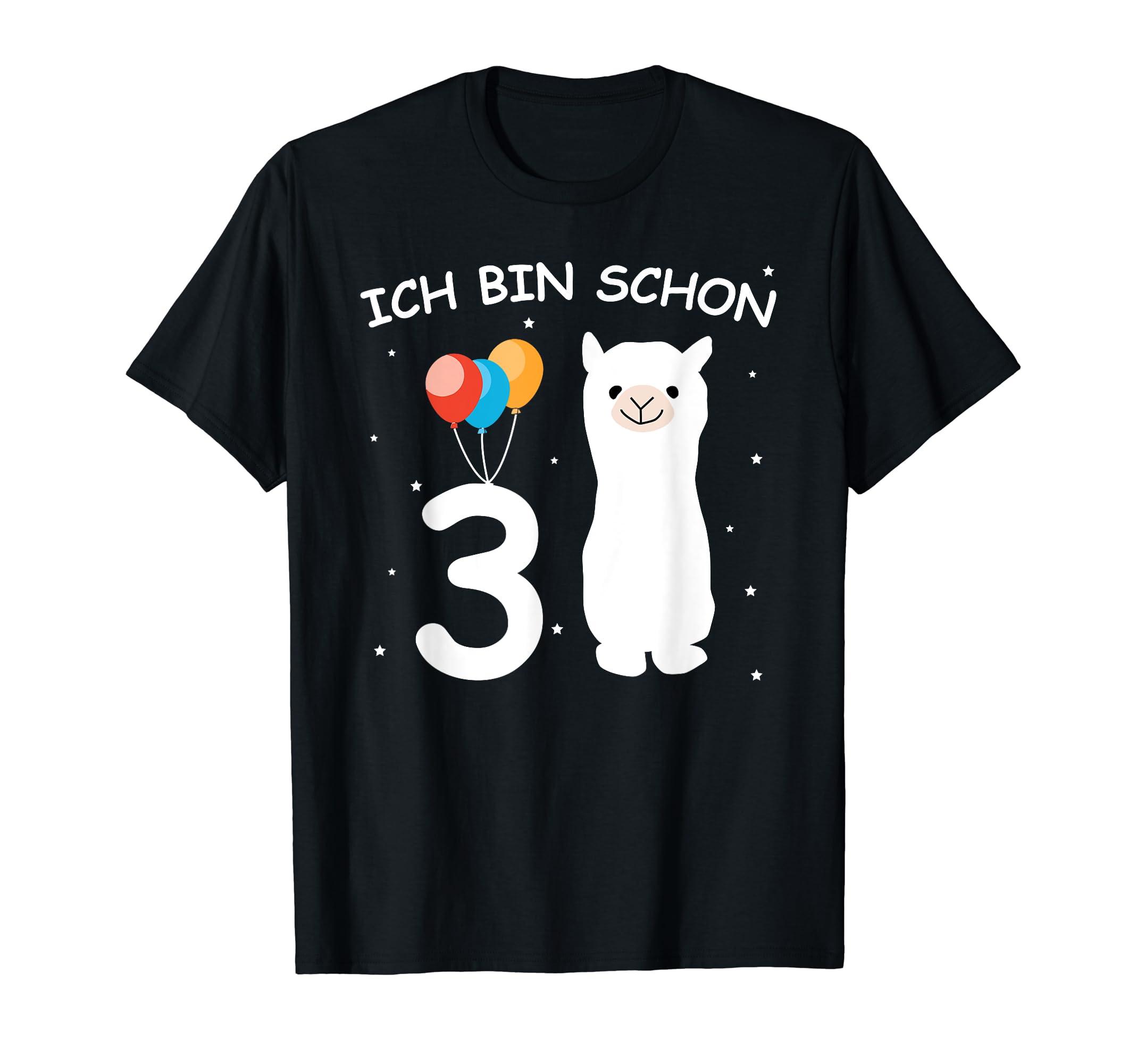 

Детская футболка «Ich Alpaka» для именинницы 3rd bin schon 3 Jahre [немецкий язык]