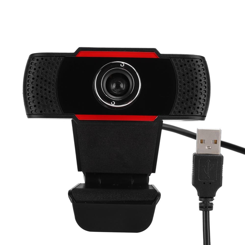 Rotatable Lens USB Conference Webcam USB 2.0 Interface Video Recording Webcam Home Office