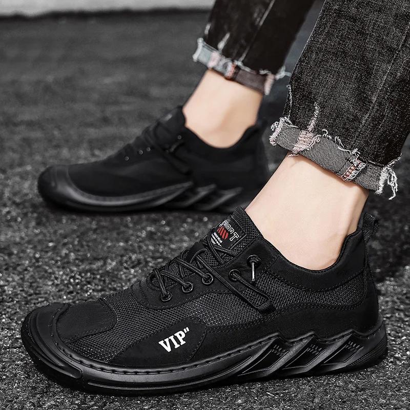 Amantes Tênis de Trabalho de Verão Masculino Não Casual Couro Casual Sapatos de Couro Sintético Tenid Shoose Para Homens Botas de Couro Para Homens Tênis