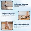 Wooden Single Leg Balance Trainer & Ankle Strengthener Board