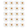 20pcs Daisy Flower Patch Decorative Clothing Sticker DIY Appliques IronOn Garment Accessory