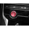Trim Red Alloy For Jaguar XE 2016-2019 1PC Start Button Ignition Switch Ring