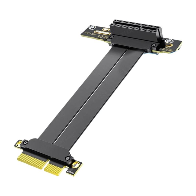 PCIe4.0 4X Expansion Cable Supporting NVMe M.2 SSDs GPU and Networking Cards Featuring AntiInterference Shielding