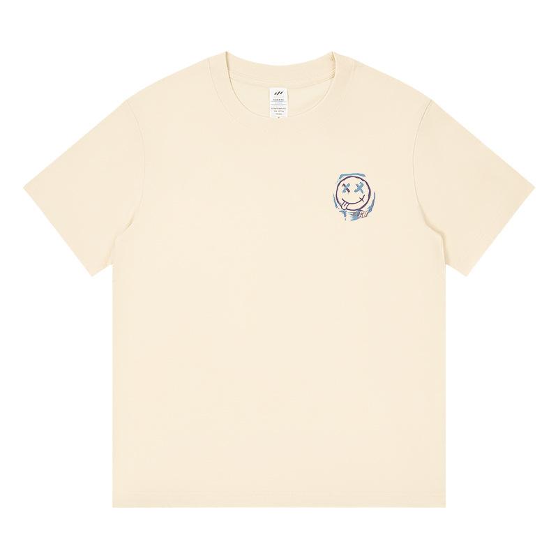 Baumwolle Kurzarm Sommer Freizeit Mehrfarbig Tops Schwarz und Weiß T-Shirt Locker Dünn Innen Das Unterhemd Herren und Damen Kurzarm Tops