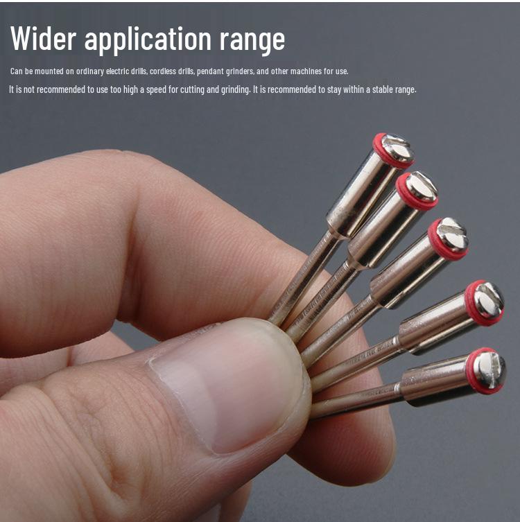 Electric Grinder Rod: Sandpaper & Needle Clip Attachment