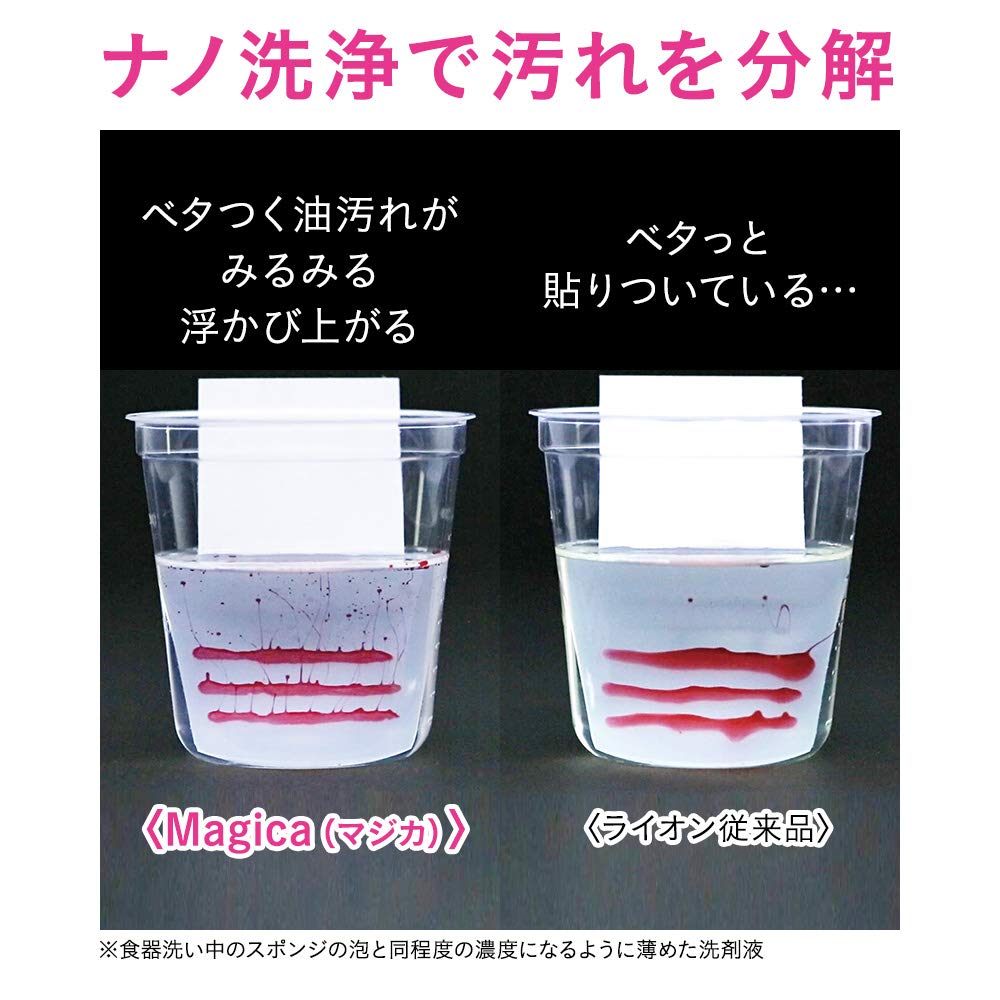 Charmy Magica Dishwashing Detergent Disinfectant Plus Lemon Peel Scent Refill 570ml