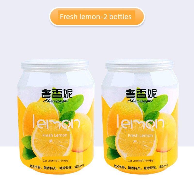 

Solid Balm Toilet Toilet Deodorant Deodorant For Home Lasting Fragrance Air Freshing Agent Car Fragrance Aromatherapy Fresh Lemon (2 Bottles) 200 g