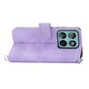 For Motorola Edge 60 Fusion 5G Case Flower Pattern PU Leather Wallet Phone Cover with Strap