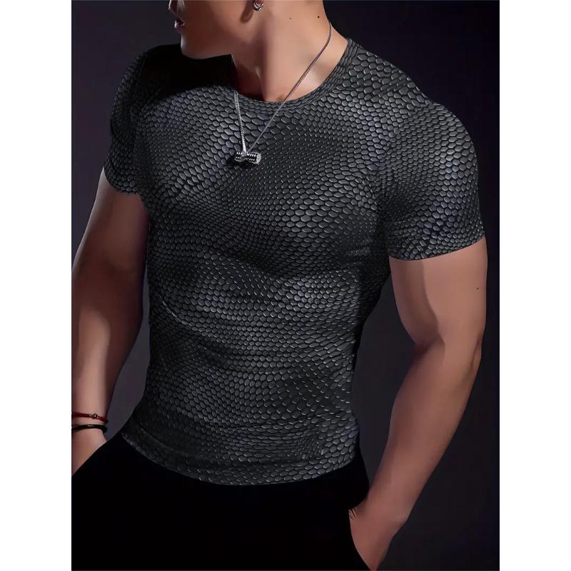 Fashion 3D Print Men Short Sleeve Round Neck T-Shirt Plus Size Tee Summer Casual Tshirts