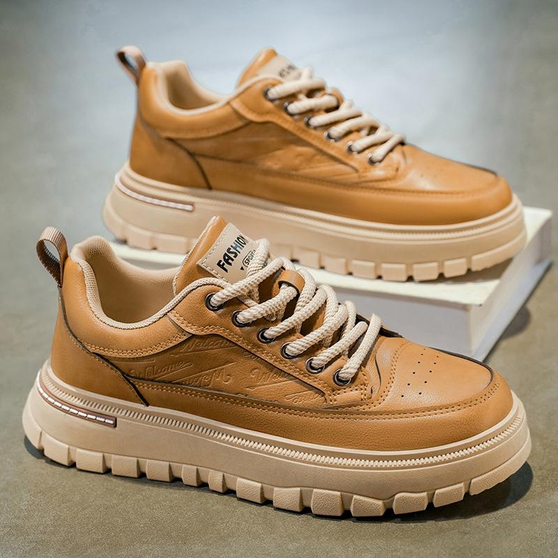 New Men's Classic Fashion Low Top Thick Sole Skateboarding Shoes Comfortable Soft Sole Basketball  Sneakers