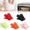 Verdickte Mikrowellenhandschuhe Backofen Spezial Hitzebeständig Rutschfest Hochtemperatur Beständig Küchenhandschuhe
