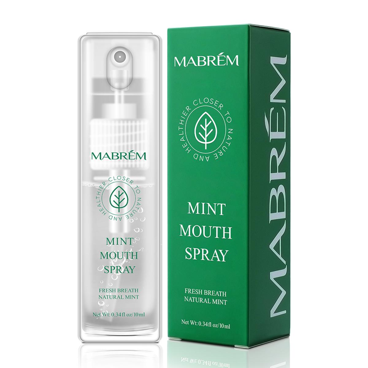 

MABREM Мятный спрей для полости рта Уход за полостью рта Свежее дыхание Освежитель для полости рта 1pcs