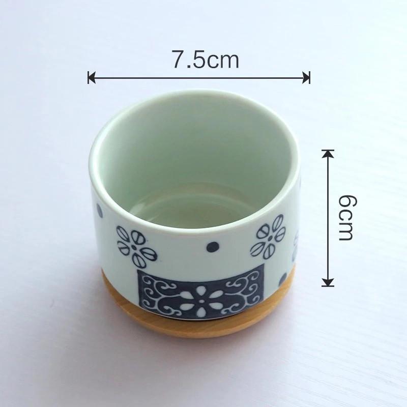 

Японский керамический контейнер для суккулентов, офисный бонсай, кактус, цветочный горшок, кашпо, домашний садовый декор, украшения