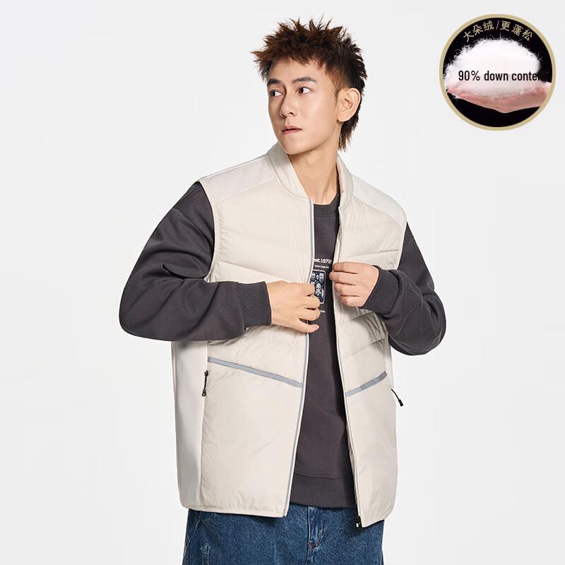 

Мужской легкий пуховый жилет Fengxun с бейсбольным воротником M