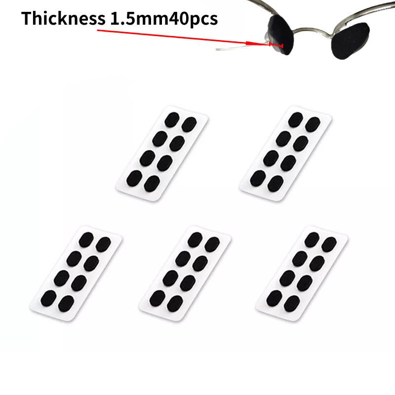 

Eva Sponge Nose Pads For Glasses Invisible No Pressure Marks Anti-slip Makeup Friendly Soft Cushion Black Month 1.5