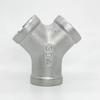 1/4" 3/8" 1/2" 3/4" 1" 1-1/4" 1-1/2" 2" BSP Female Y Shape 3 Ways Connector Coupler Splitter 304 Stainless Steel Pipe Fitting