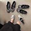 New Fashionable Rhinestone Shoes for Wome Versatile and Casual Flat Single Shoes