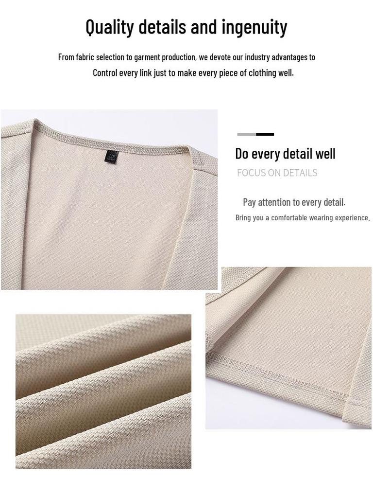 KAIDINGSEN Men's Autumn Knitted Cardigan - Solid Color, Lightweight Korean Style Outerwear